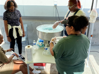 PFO making cotton Candy