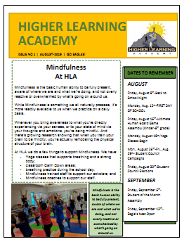 HLAs August 2019 Newsletter