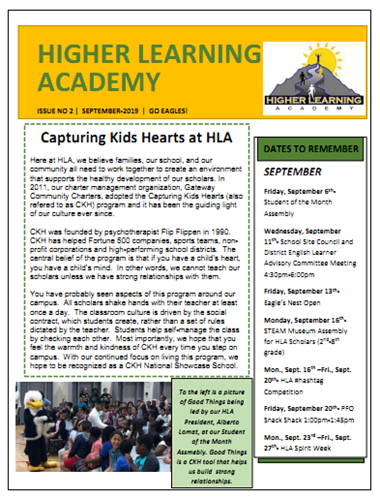 HLAs September 2019 Newsletter